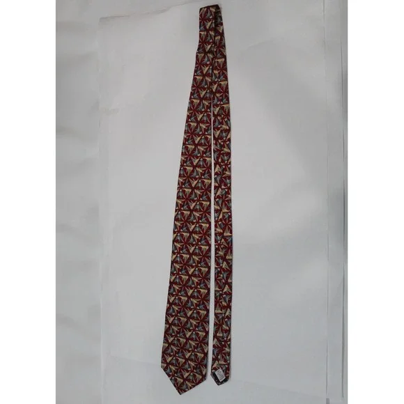 LOT Vintage Paul Fredrick Silk Neckties Lot Patterned‎ Dress Ties 100% silk